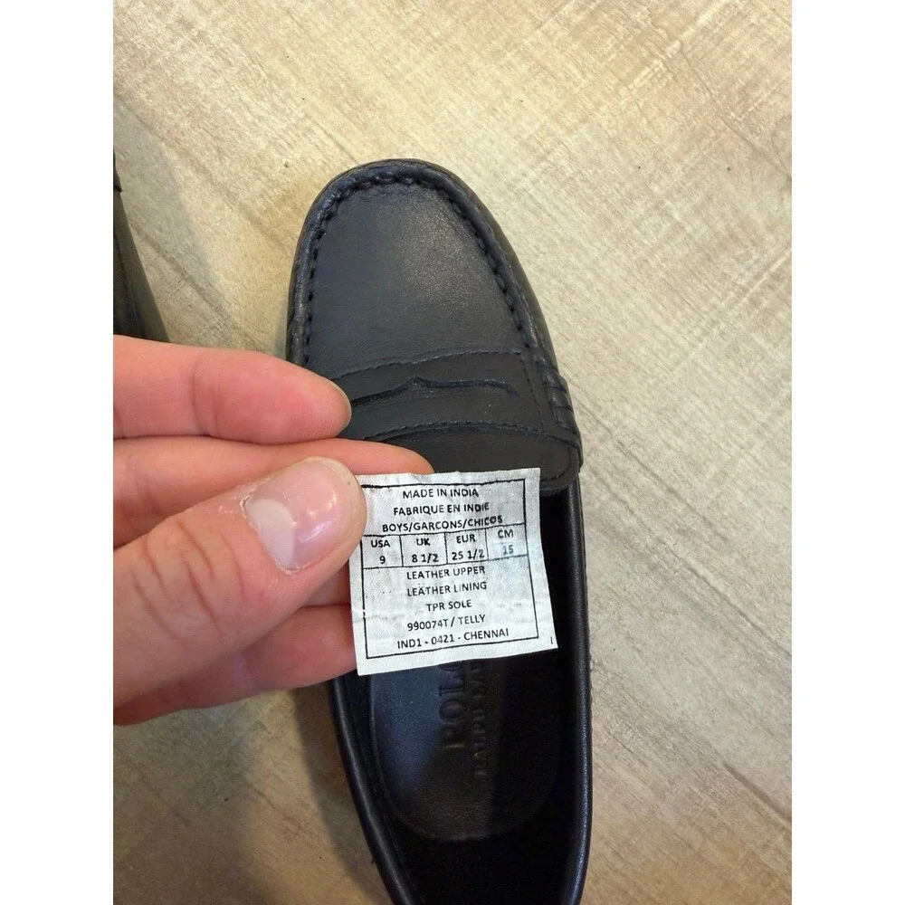 Polo Ralph Lauren Kids Leather Telly Penny Loafers